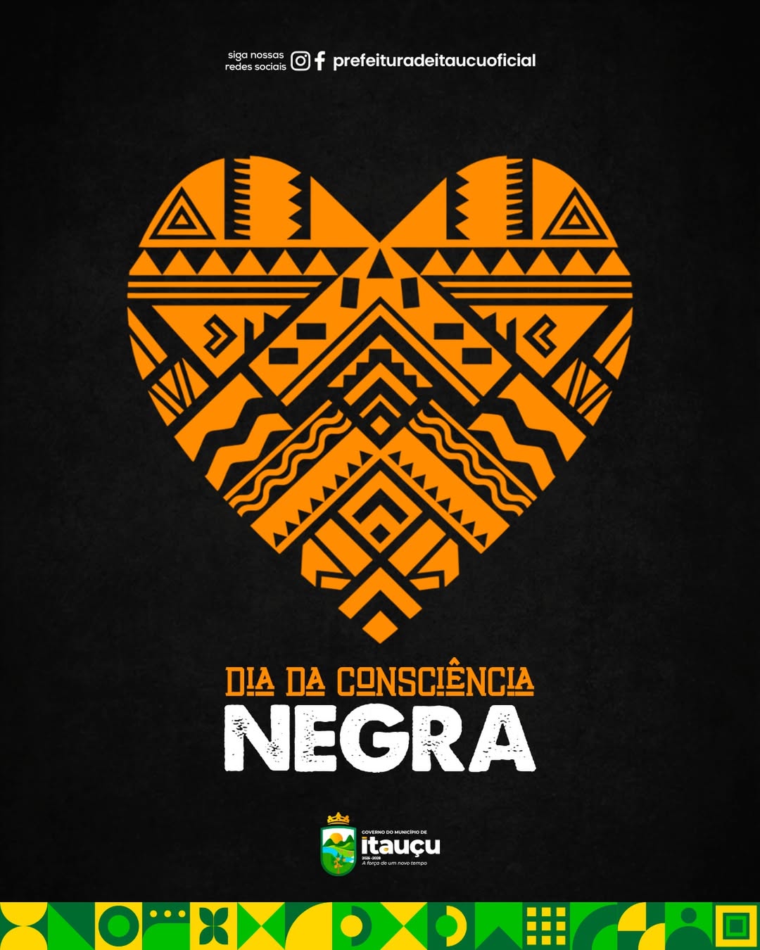 20 de novembro, celebramos o Dia da Consciência Negra. ✊🏾✊🏿🌍