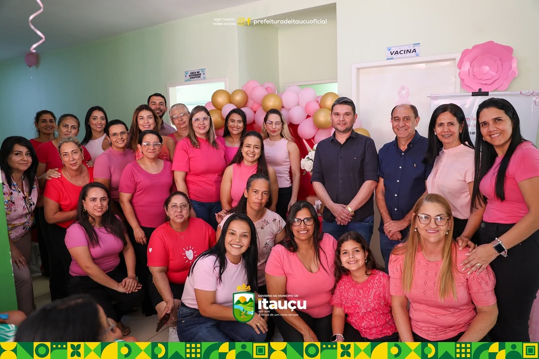 🌸 Hoje, nas UBS Central, João da Ambulância e Ordália, celebramos o outubro Rosa 💖